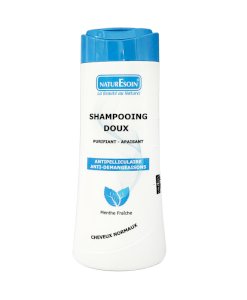 SHAMPOOING DOUX PURIFIANT-APAISANT ANTIPELLICULAIRE ANTI-DEMANGEAISONS 250ml