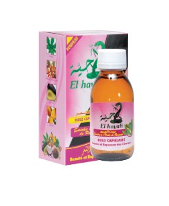 EL HAYAH Huile capillaire Beauté et Repousse des Cheveux 125ml 