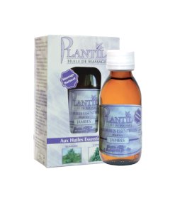 PLANTIL Huile de massage Jambes - H.E de cyprès et de romarin 125ml 