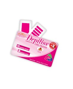 DEPILISS Bandes de Cire Froide Fraise