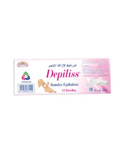 DEPILISS Bandes Epilation 10 pièces