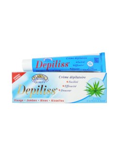 DEPILISS Crème Dépilatoire à l’huile d’Aloès et au beurre de karité 50ml 
