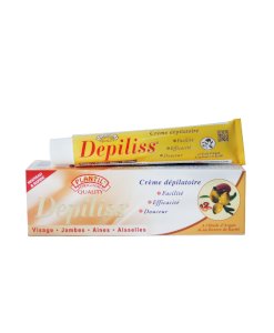 DEPILISS Crème Dépilatoire à l’huile d’Argan et au beurre de karité 50ml 