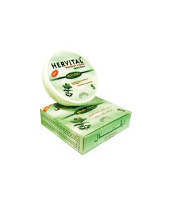 HERVITAL Poudre dentifrice Anti-taches A l’huile essentielle de Menthe 50g