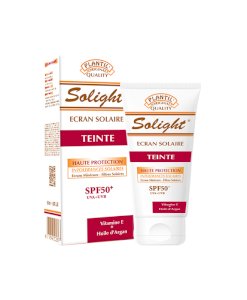 SOLIGHT Ecran Solaire Teinté à L'huile d’argan 50ml 